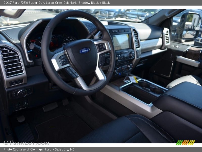 Shadow Black / Black 2017 Ford F250 Super Duty Lariat Crew Cab 4x4