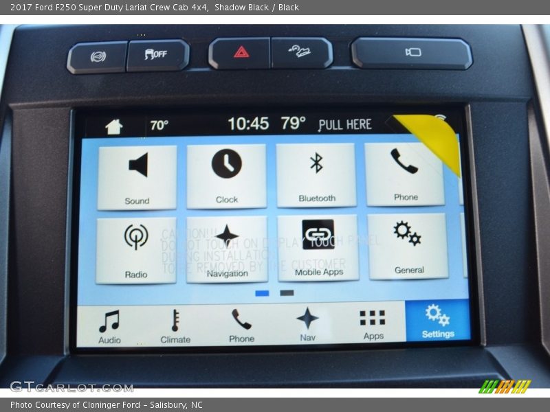 Shadow Black / Black 2017 Ford F250 Super Duty Lariat Crew Cab 4x4