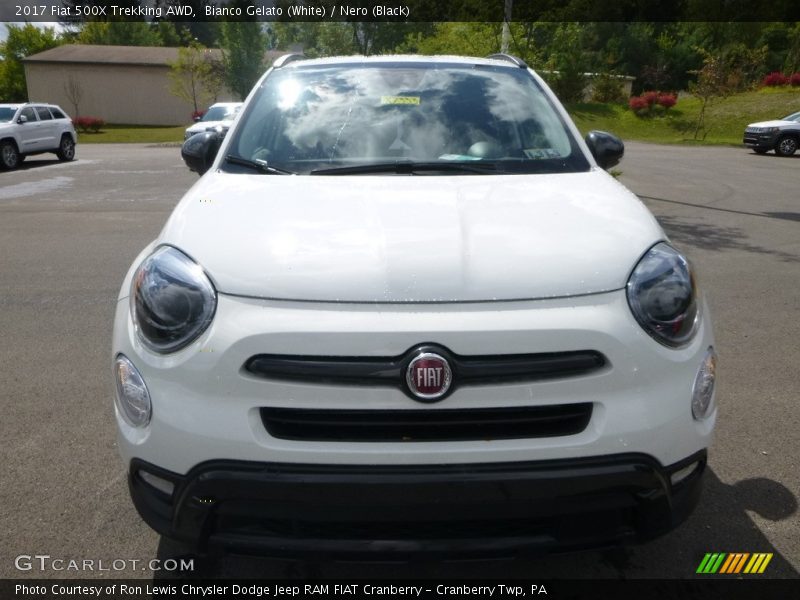 Bianco Gelato (White) / Nero (Black) 2017 Fiat 500X Trekking AWD