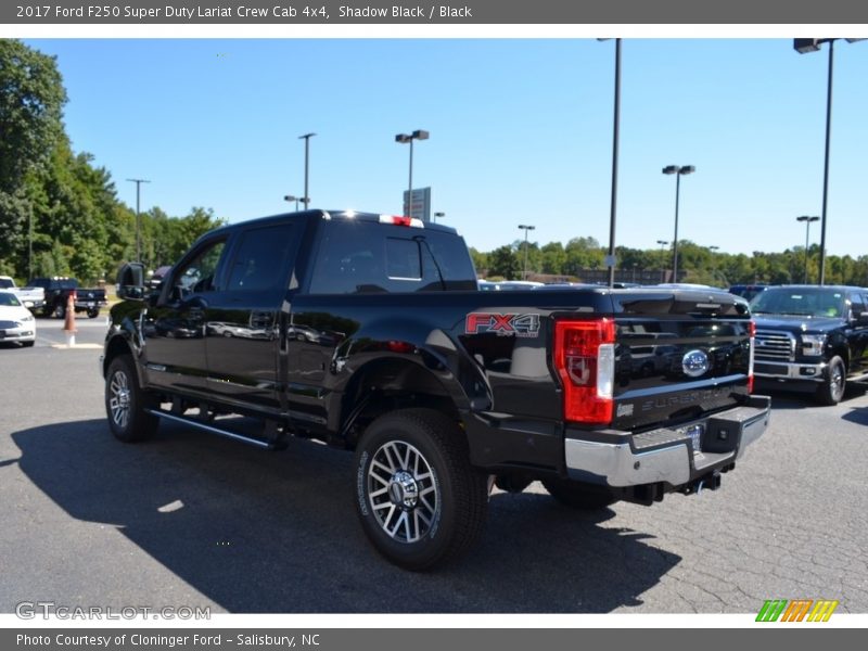 Shadow Black / Black 2017 Ford F250 Super Duty Lariat Crew Cab 4x4