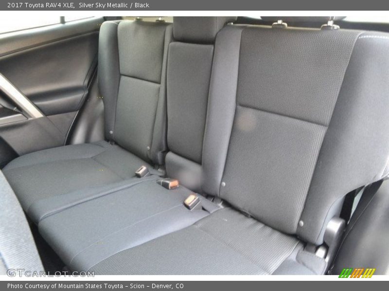 Silver Sky Metallic / Black 2017 Toyota RAV4 XLE