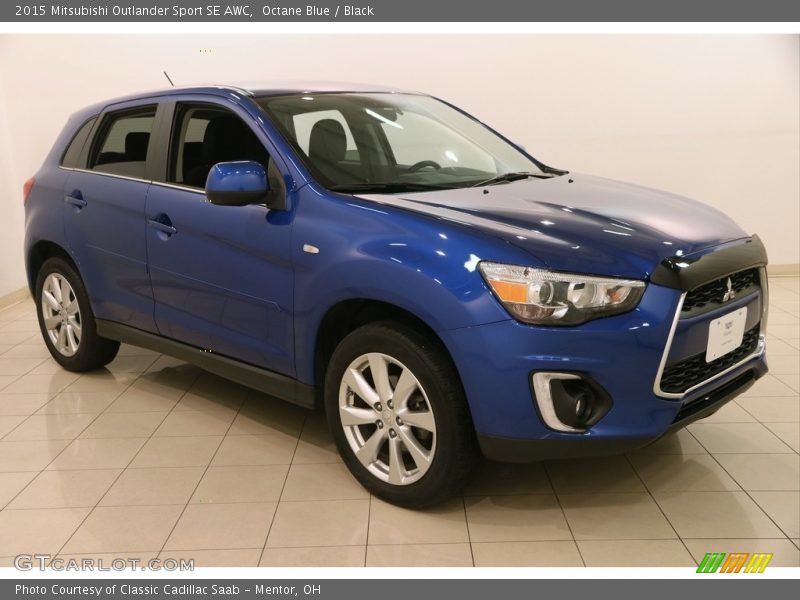 Octane Blue / Black 2015 Mitsubishi Outlander Sport SE AWC
