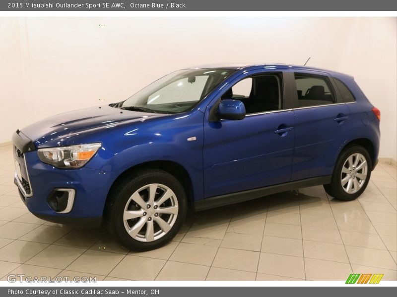 Octane Blue / Black 2015 Mitsubishi Outlander Sport SE AWC