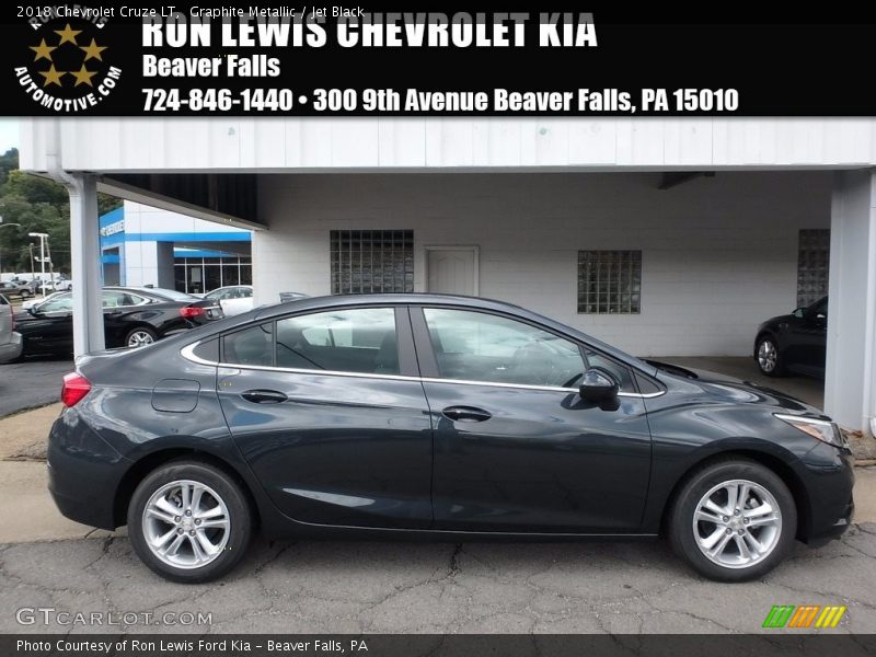 Graphite Metallic / Jet Black 2018 Chevrolet Cruze LT