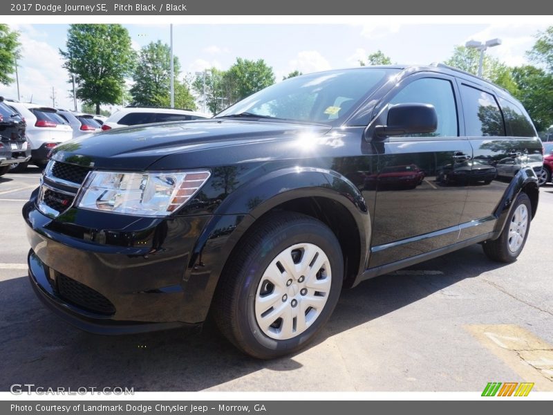 Pitch Black / Black 2017 Dodge Journey SE