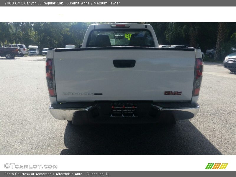 Summit White / Medium Pewter 2008 GMC Canyon SL Regular Cab