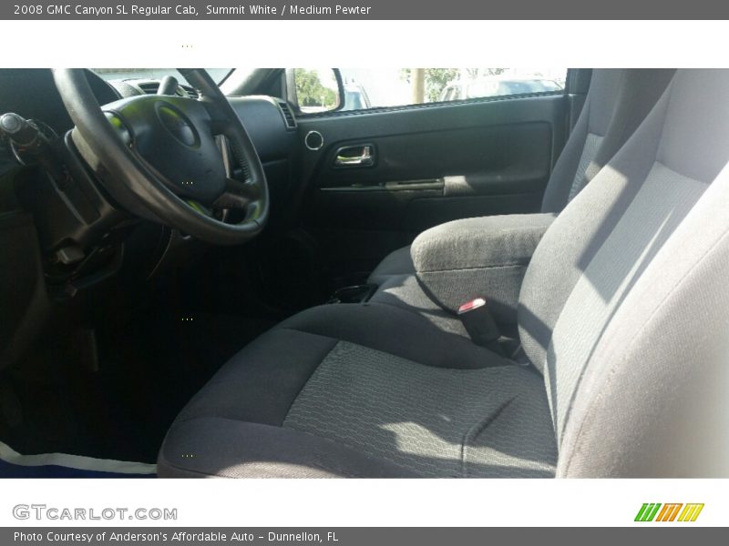 Summit White / Medium Pewter 2008 GMC Canyon SL Regular Cab