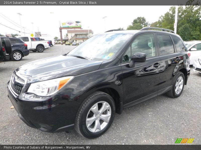 Crystal Black Silica / Black 2014 Subaru Forester 2.5i Premium