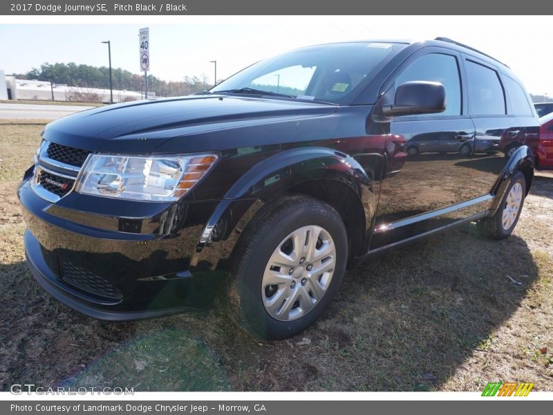 Pitch Black / Black 2017 Dodge Journey SE