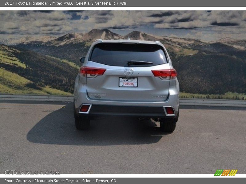 Celestial Silver Metallic / Ash 2017 Toyota Highlander Limited AWD