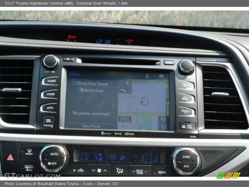 Celestial Silver Metallic / Ash 2017 Toyota Highlander Limited AWD
