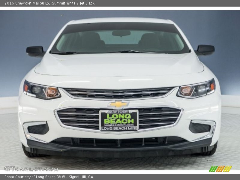 Summit White / Jet Black 2016 Chevrolet Malibu LS