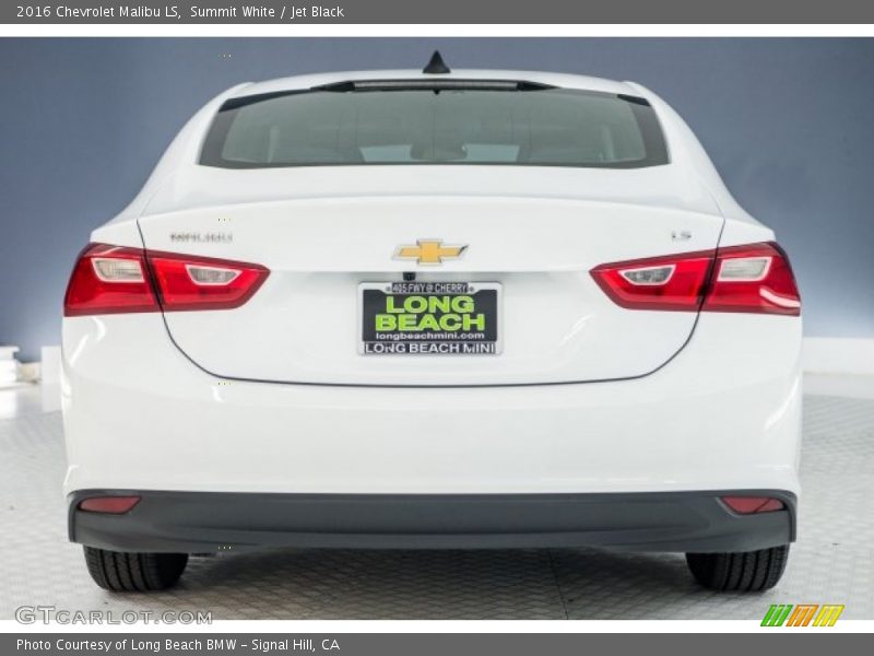Summit White / Jet Black 2016 Chevrolet Malibu LS