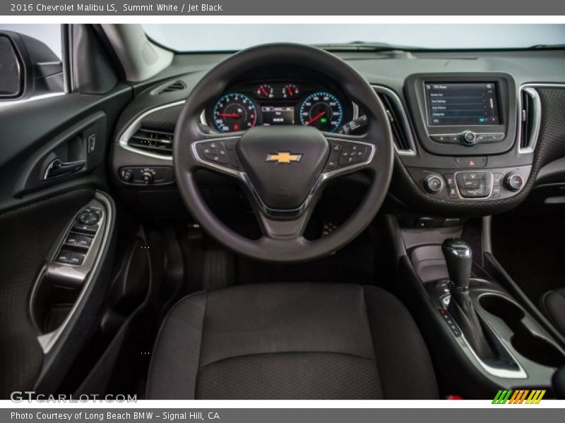 Summit White / Jet Black 2016 Chevrolet Malibu LS