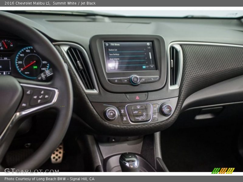 Summit White / Jet Black 2016 Chevrolet Malibu LS