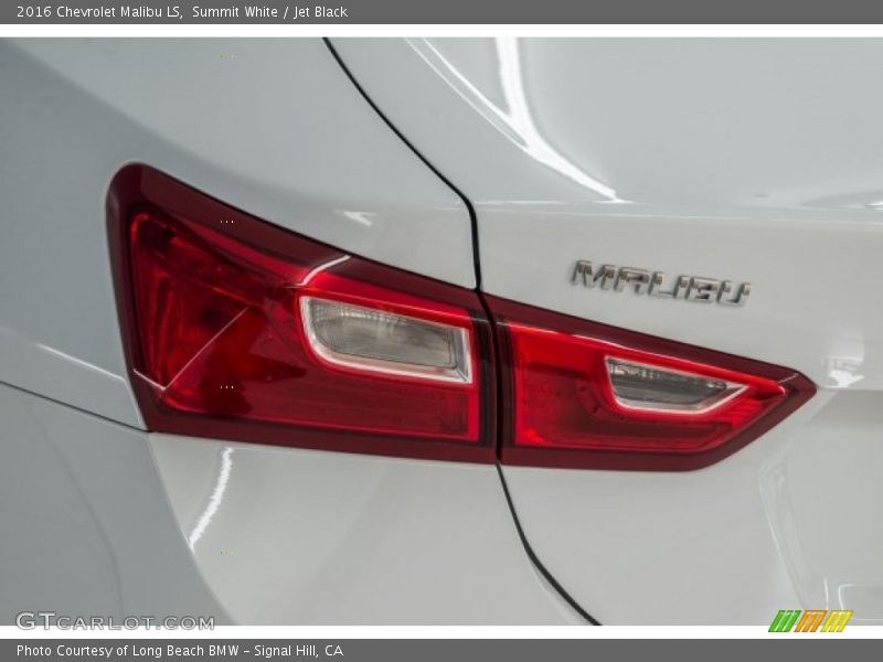Summit White / Jet Black 2016 Chevrolet Malibu LS