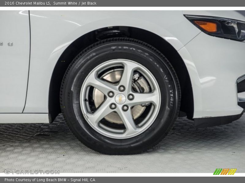 Summit White / Jet Black 2016 Chevrolet Malibu LS