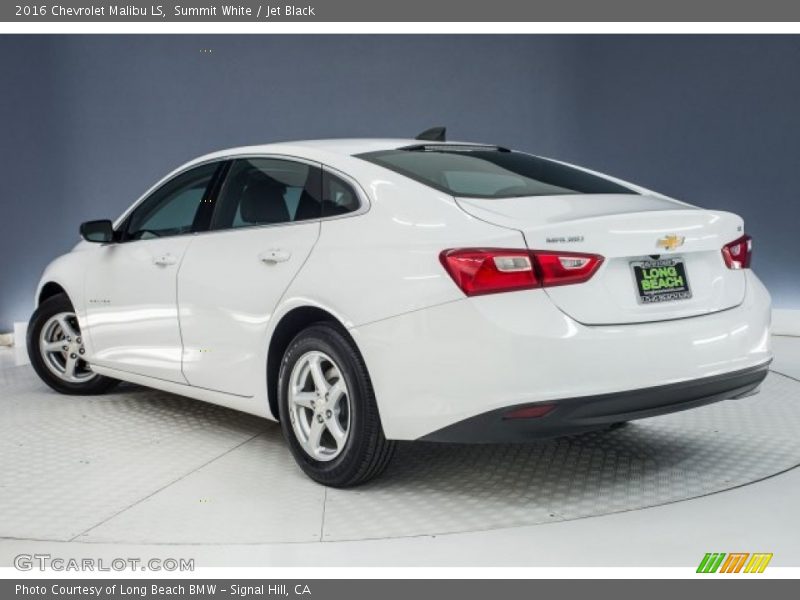 Summit White / Jet Black 2016 Chevrolet Malibu LS