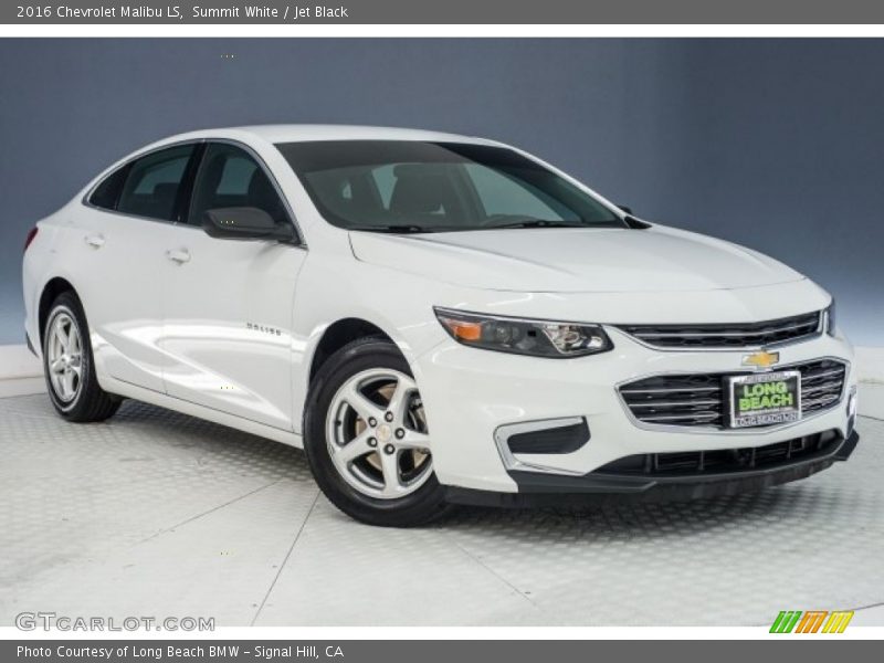 Summit White / Jet Black 2016 Chevrolet Malibu LS