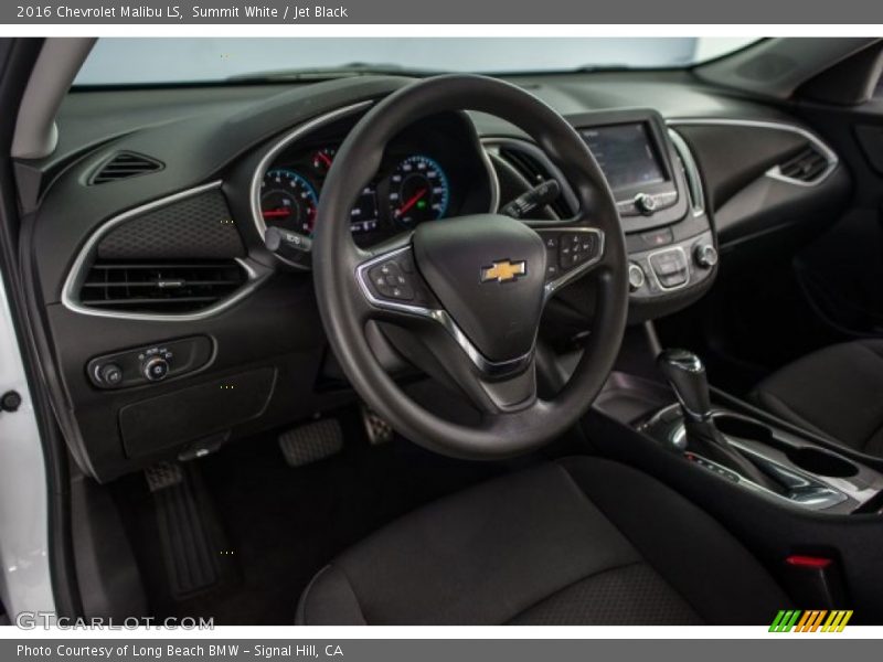 Summit White / Jet Black 2016 Chevrolet Malibu LS
