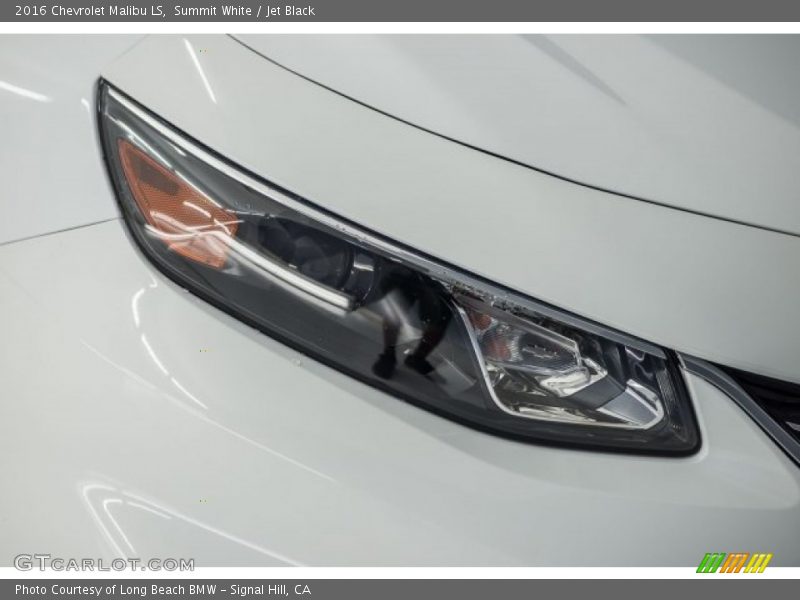 Summit White / Jet Black 2016 Chevrolet Malibu LS