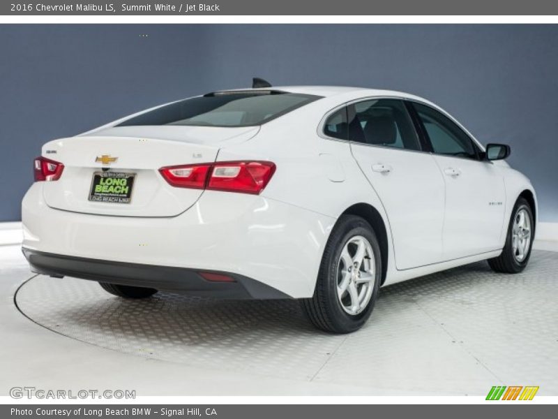Summit White / Jet Black 2016 Chevrolet Malibu LS