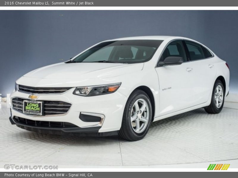 Summit White / Jet Black 2016 Chevrolet Malibu LS