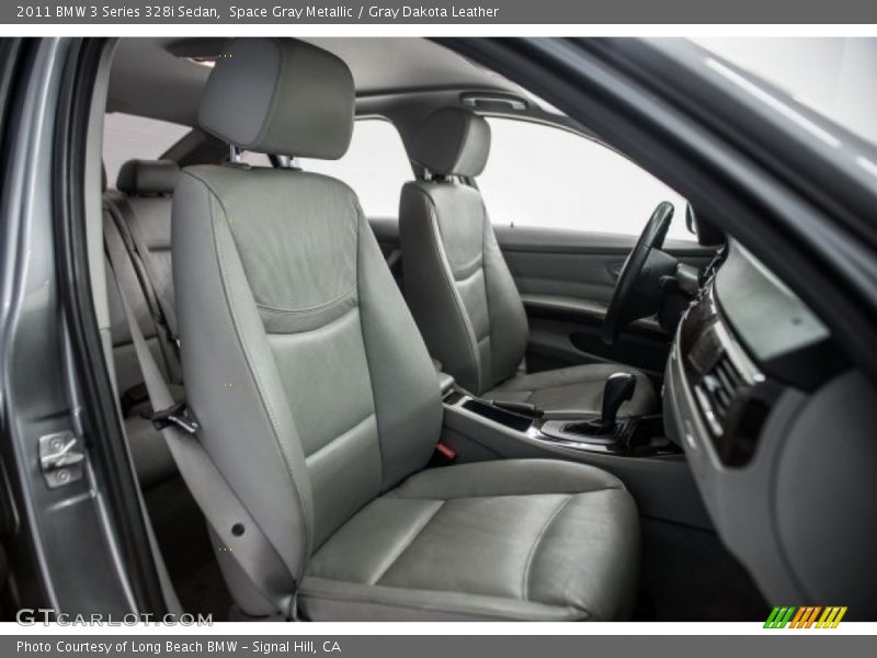 Space Gray Metallic / Gray Dakota Leather 2011 BMW 3 Series 328i Sedan