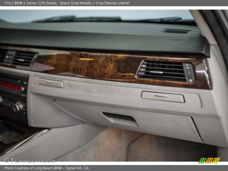 Space Gray Metallic / Gray Dakota Leather 2011 BMW 3 Series 328i Sedan