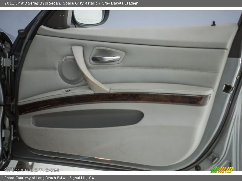 Space Gray Metallic / Gray Dakota Leather 2011 BMW 3 Series 328i Sedan