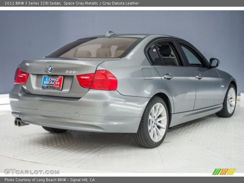 Space Gray Metallic / Gray Dakota Leather 2011 BMW 3 Series 328i Sedan
