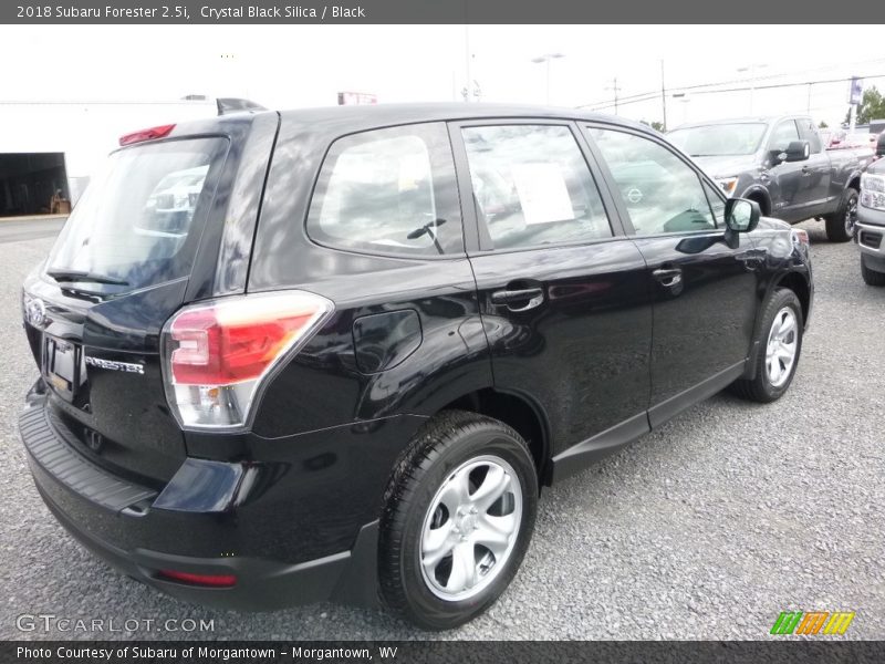 Crystal Black Silica / Black 2018 Subaru Forester 2.5i