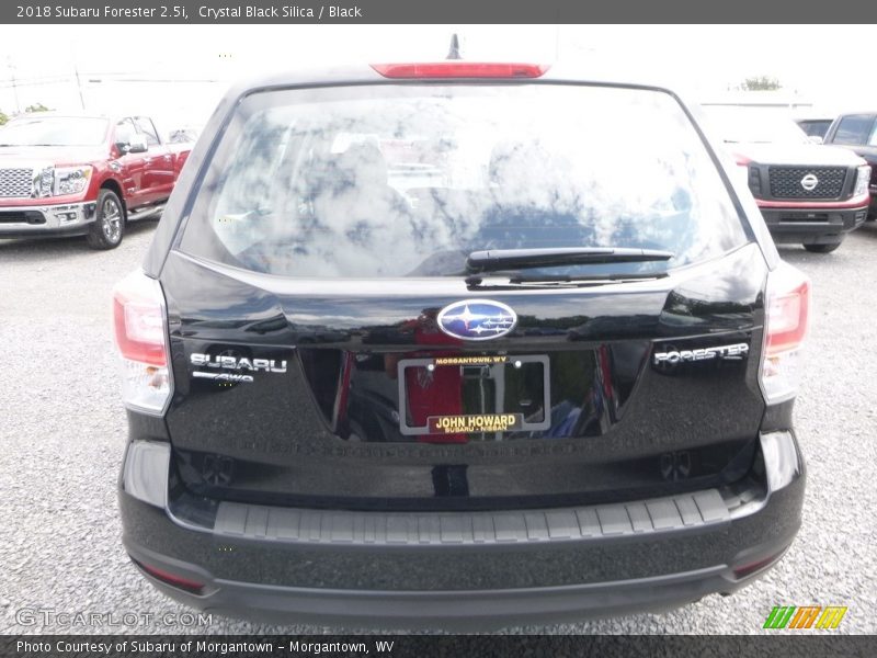 Crystal Black Silica / Black 2018 Subaru Forester 2.5i