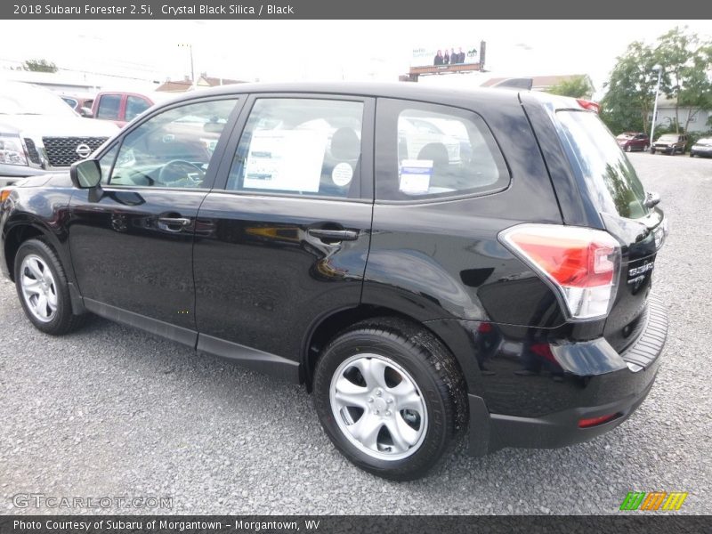 Crystal Black Silica / Black 2018 Subaru Forester 2.5i
