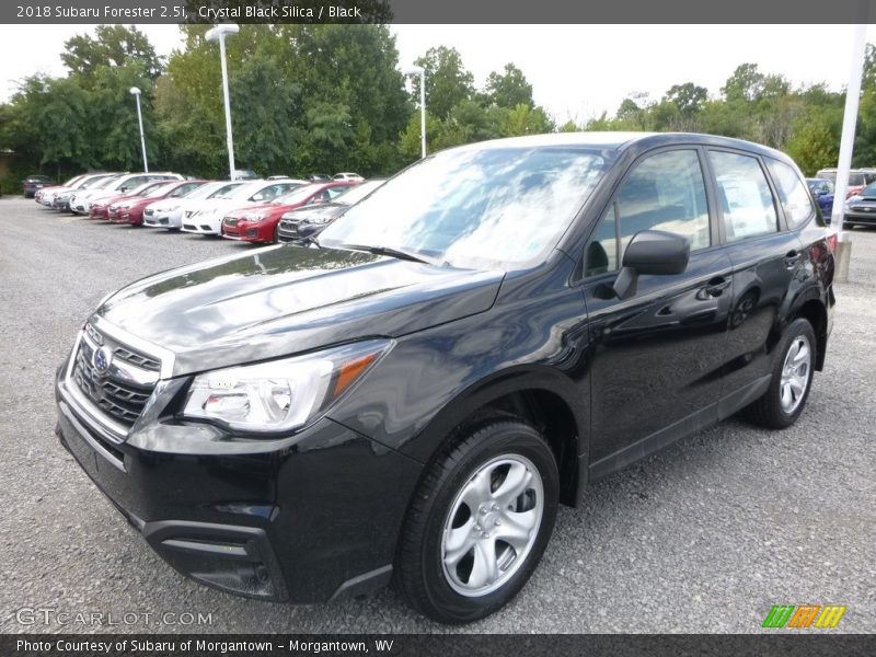 Crystal Black Silica / Black 2018 Subaru Forester 2.5i