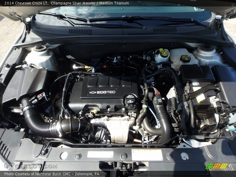 Champagne Silver Metallic / Medium Titanium 2014 Chevrolet Cruze LT