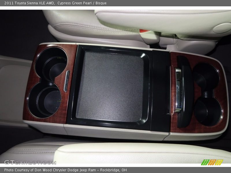 Cypress Green Pearl / Bisque 2011 Toyota Sienna XLE AWD