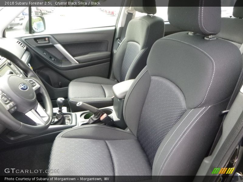 Crystal Black Silica / Black 2018 Subaru Forester 2.5i