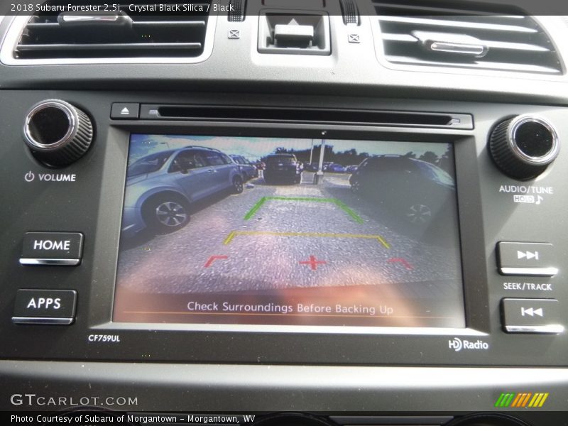 Crystal Black Silica / Black 2018 Subaru Forester 2.5i
