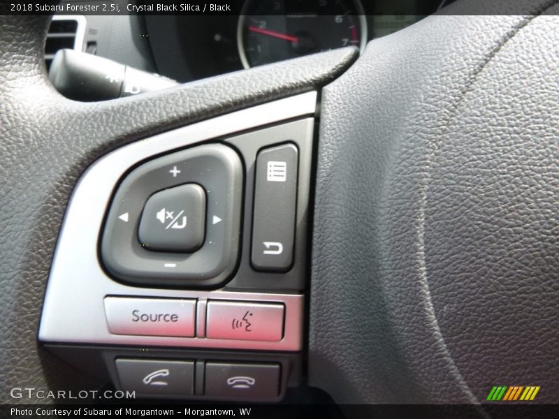 Crystal Black Silica / Black 2018 Subaru Forester 2.5i