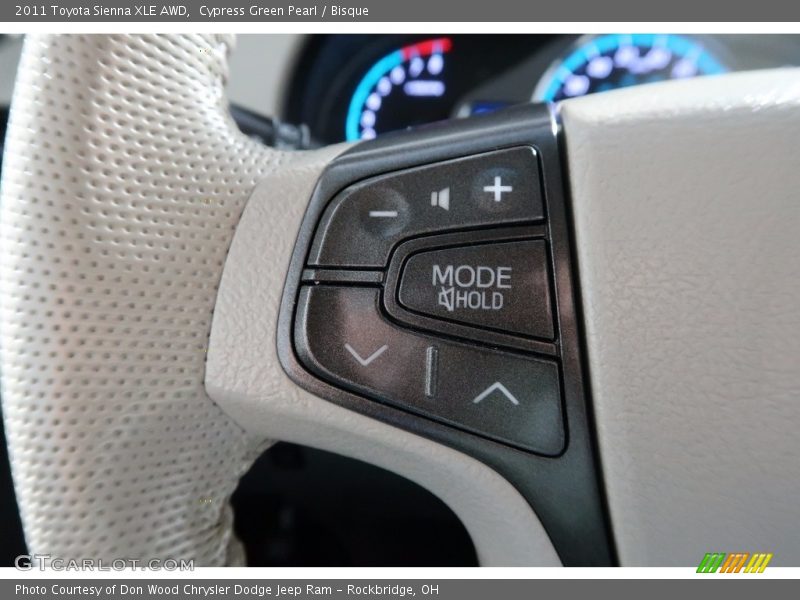 Cypress Green Pearl / Bisque 2011 Toyota Sienna XLE AWD