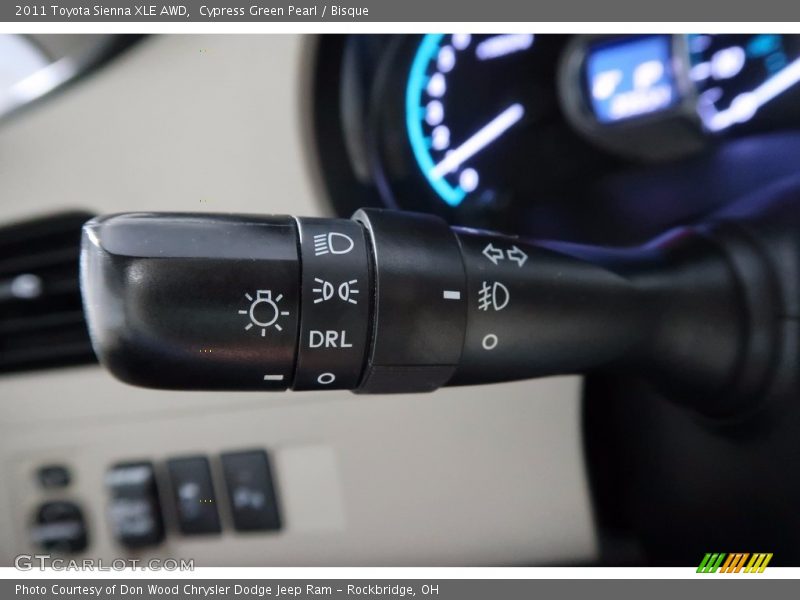 Cypress Green Pearl / Bisque 2011 Toyota Sienna XLE AWD
