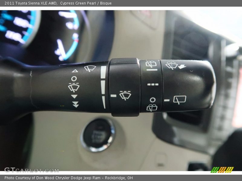 Cypress Green Pearl / Bisque 2011 Toyota Sienna XLE AWD