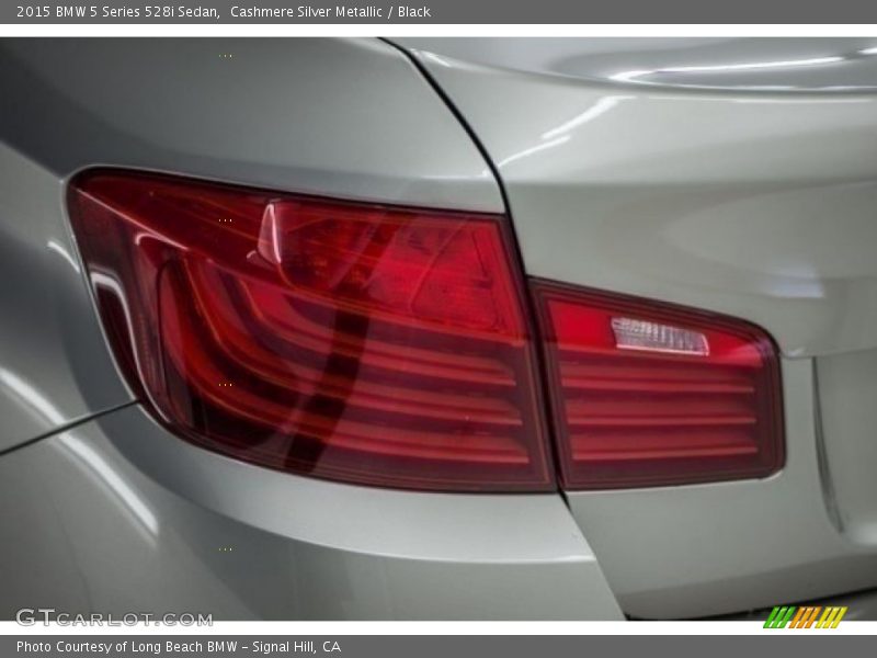 Cashmere Silver Metallic / Black 2015 BMW 5 Series 528i Sedan