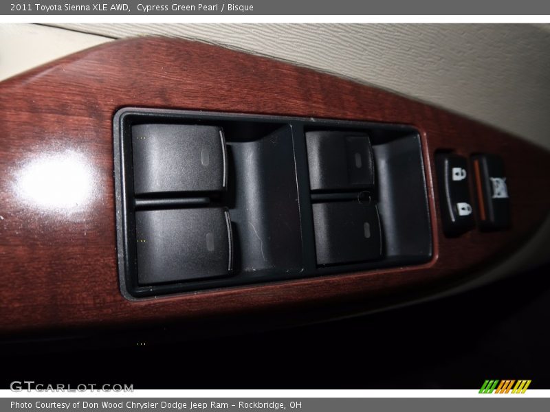 Cypress Green Pearl / Bisque 2011 Toyota Sienna XLE AWD
