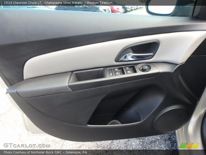 Champagne Silver Metallic / Medium Titanium 2014 Chevrolet Cruze LT