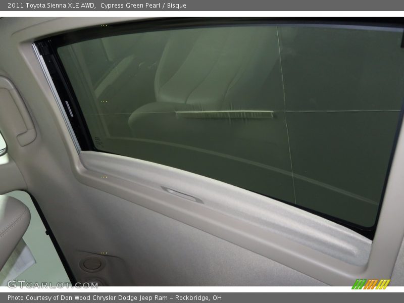 Cypress Green Pearl / Bisque 2011 Toyota Sienna XLE AWD