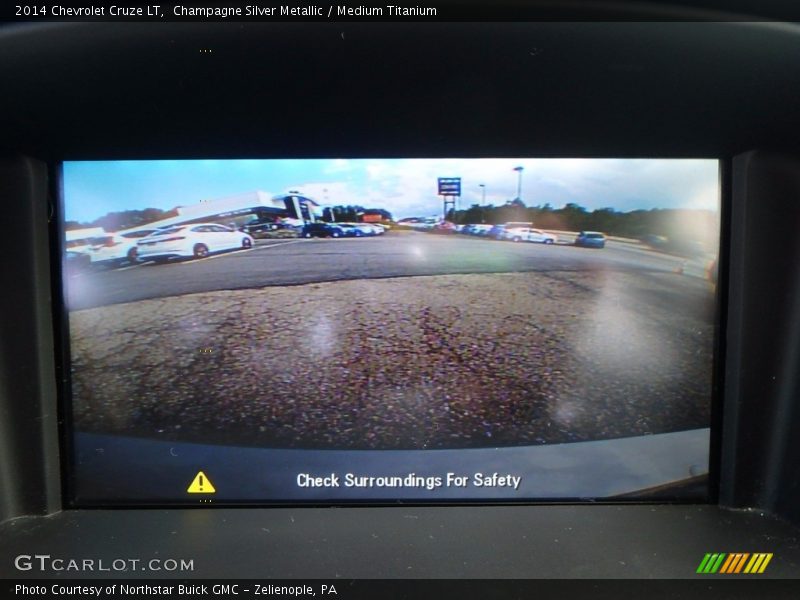 Champagne Silver Metallic / Medium Titanium 2014 Chevrolet Cruze LT