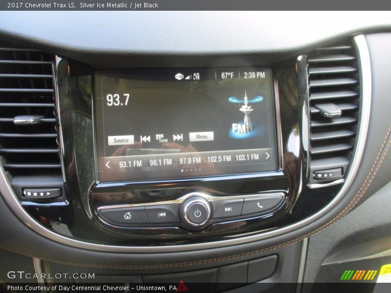 Silver Ice Metallic / Jet Black 2017 Chevrolet Trax LS