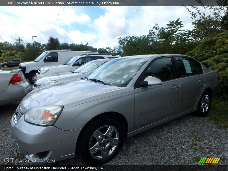 Silverstone Metallic / Ebony Black 2006 Chevrolet Malibu LT V6 Sedan